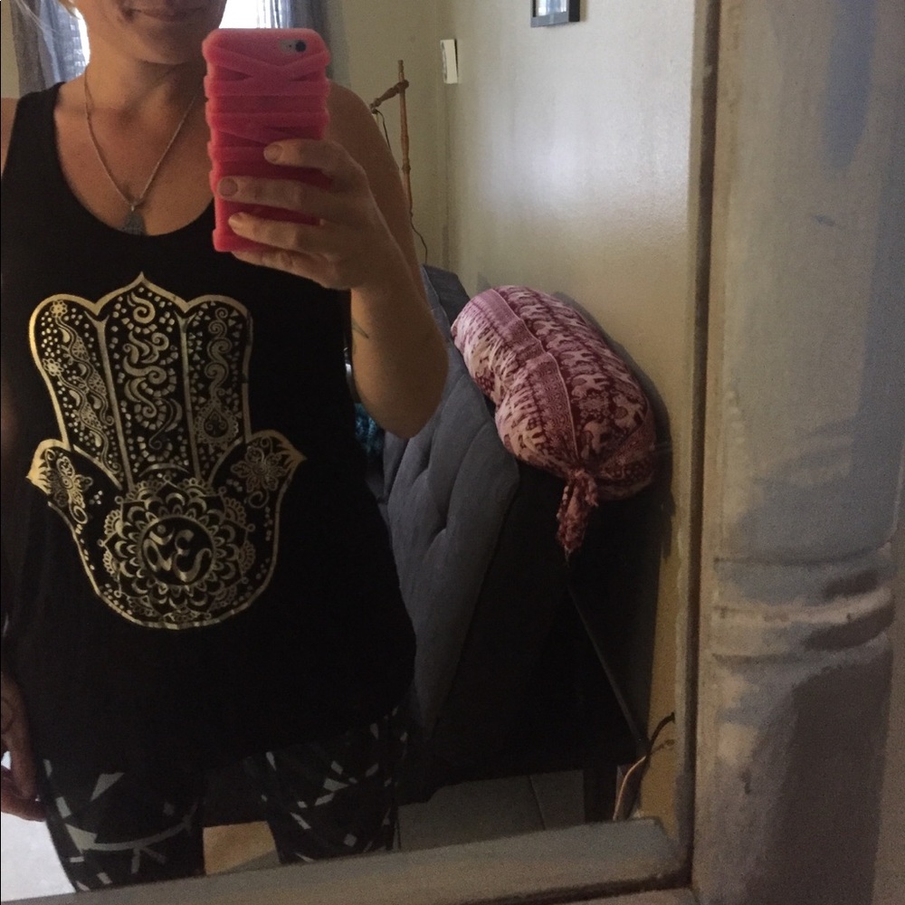 Cute black tank top